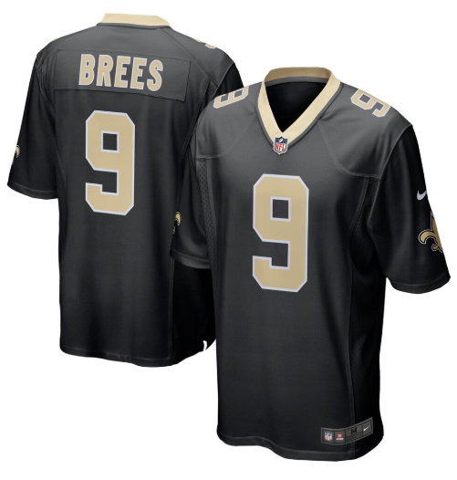 New Orleans Saints Jersey - Game Day Brees #9