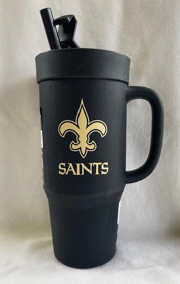 New Orleans Saints Tumbler - Silicone 32 oz