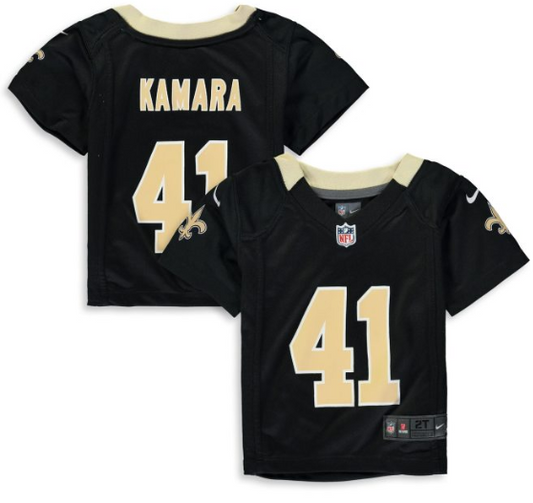 New Orleans Saints Toddler Jersey - Kamara #41 Black