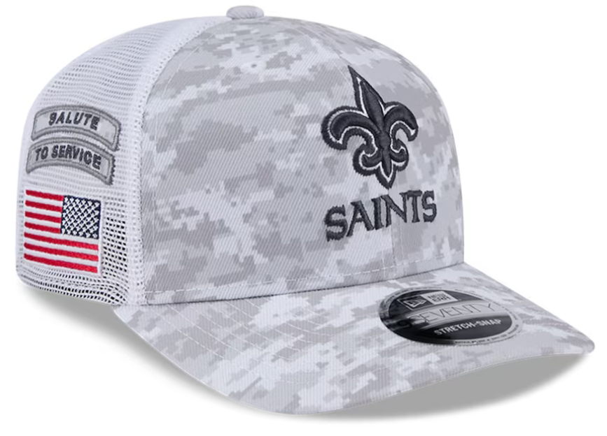 New Orleans Saints Cap - 2024 Military Cap 970