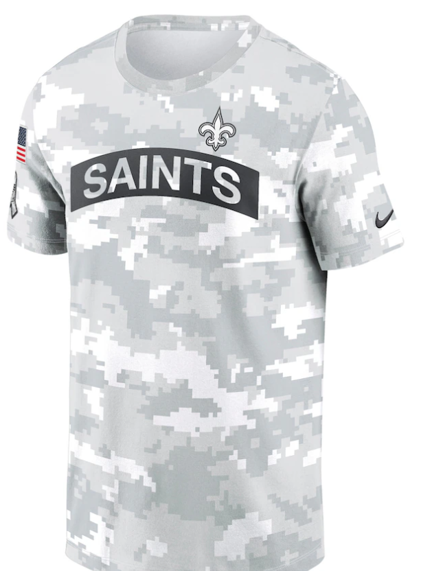 New Orleans Saints Men's T Shirt - 2024 Military