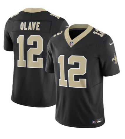 New Orleans Saints Jersey - #12 Black Limited
