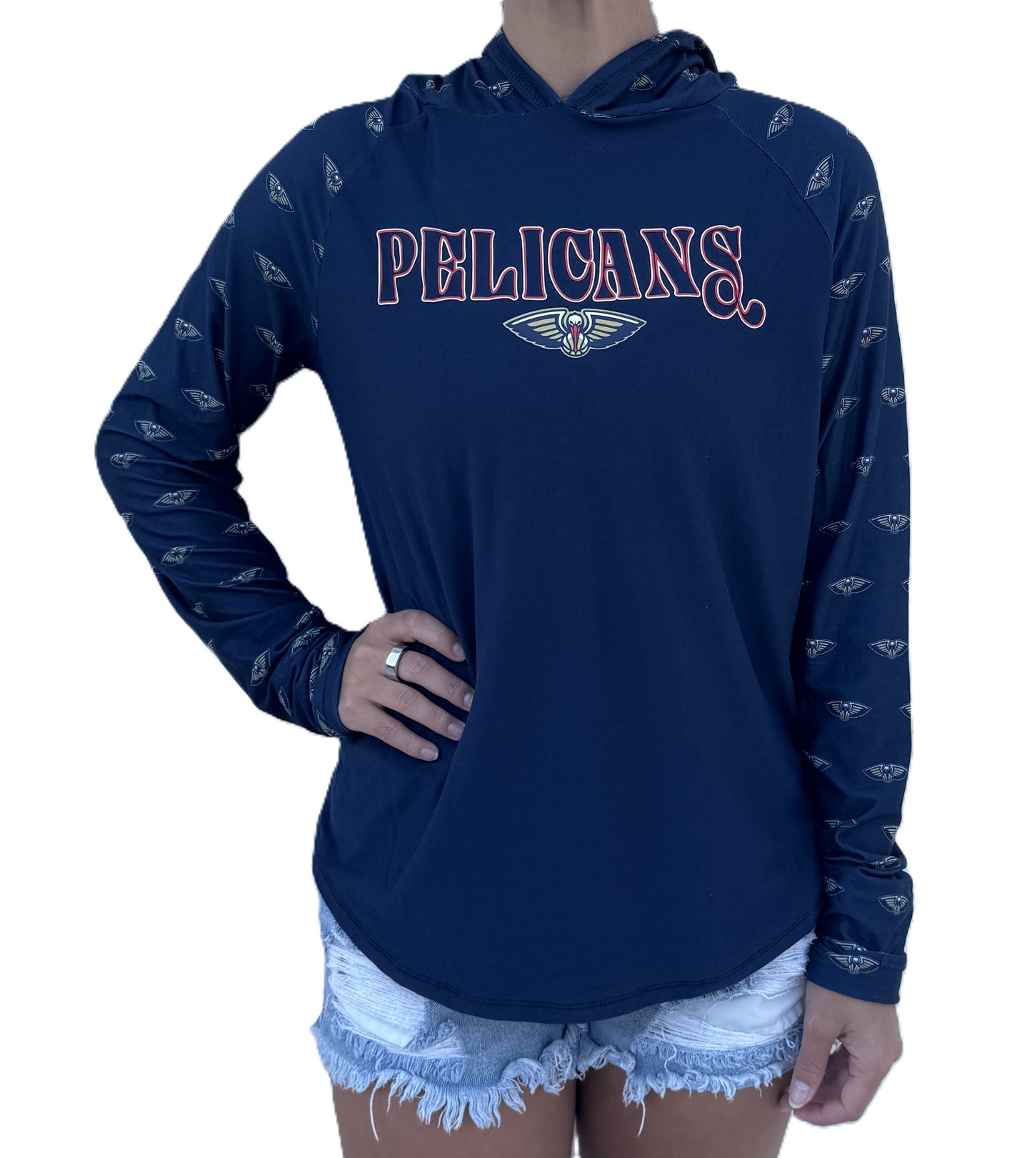 New Orleans Pelicans Women Hoody - Allover