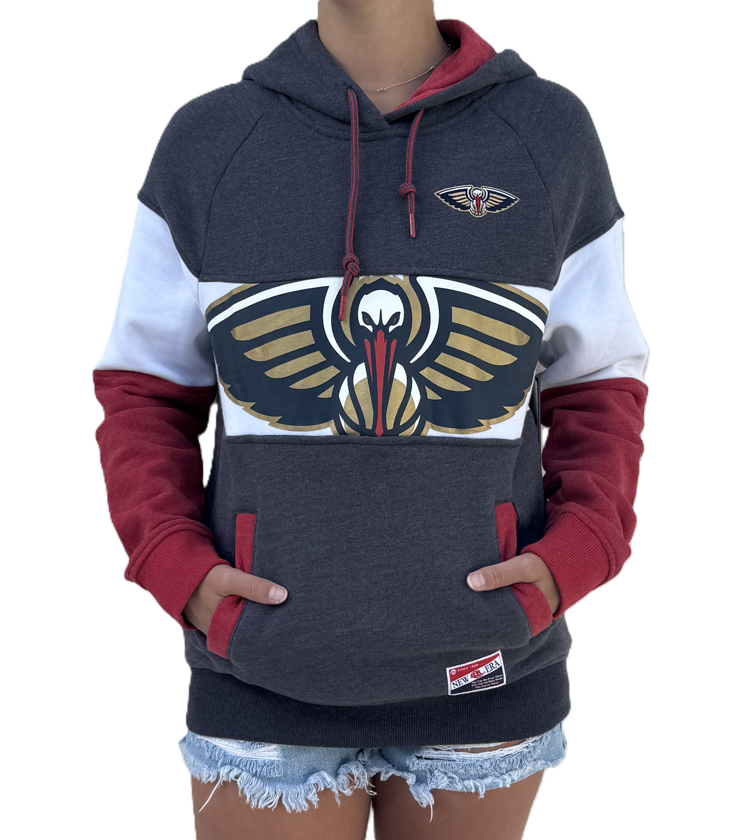 New Orleans Pelicans Women Hoody - Center Logo