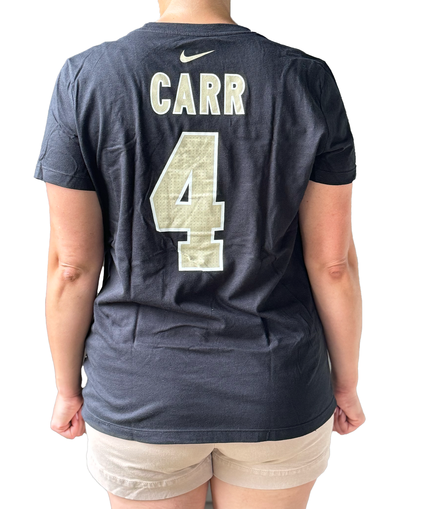 New Orleans Saints Women's Short Sleeve Shirt - Carr #4 **SALE**