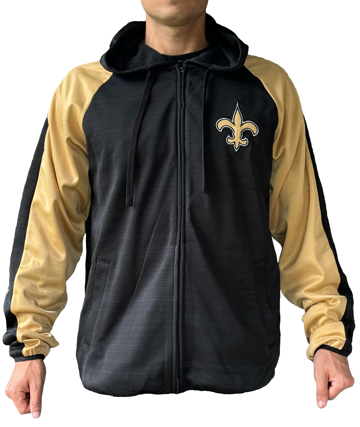 New Orleans Saints Jacket - Bold SAINTS – Black & Gold Sports Shop New Orleans Saints Jacket - Bold SAINTS – Black & Gold Sports Shop
