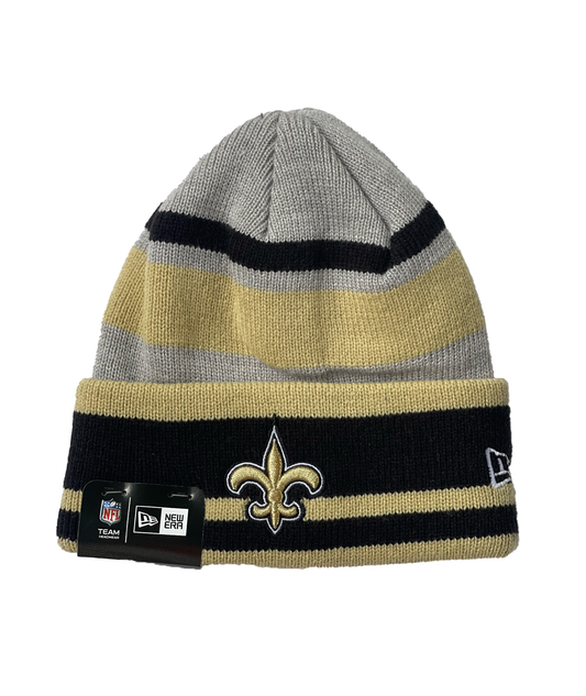 New Orleans Saints Knit Hat - Gray Layer