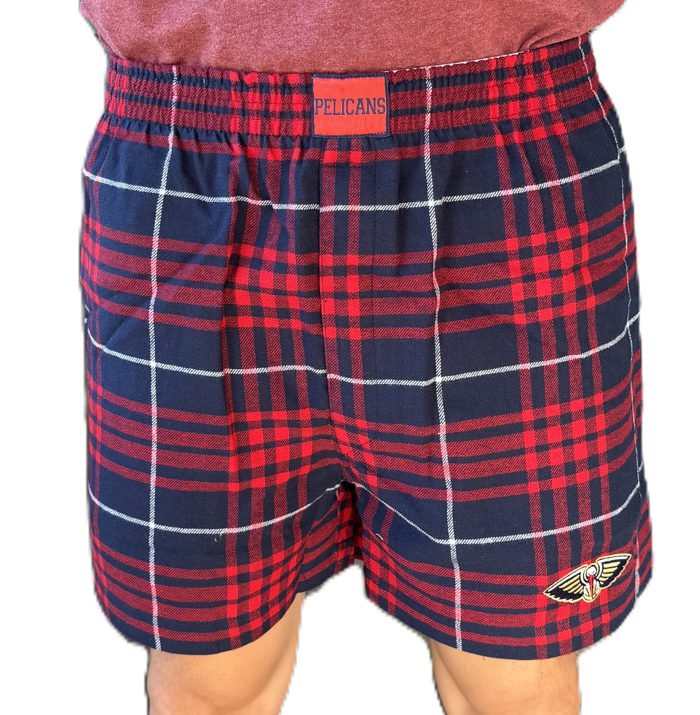 New Orleans Pelicans Flannel Boxers