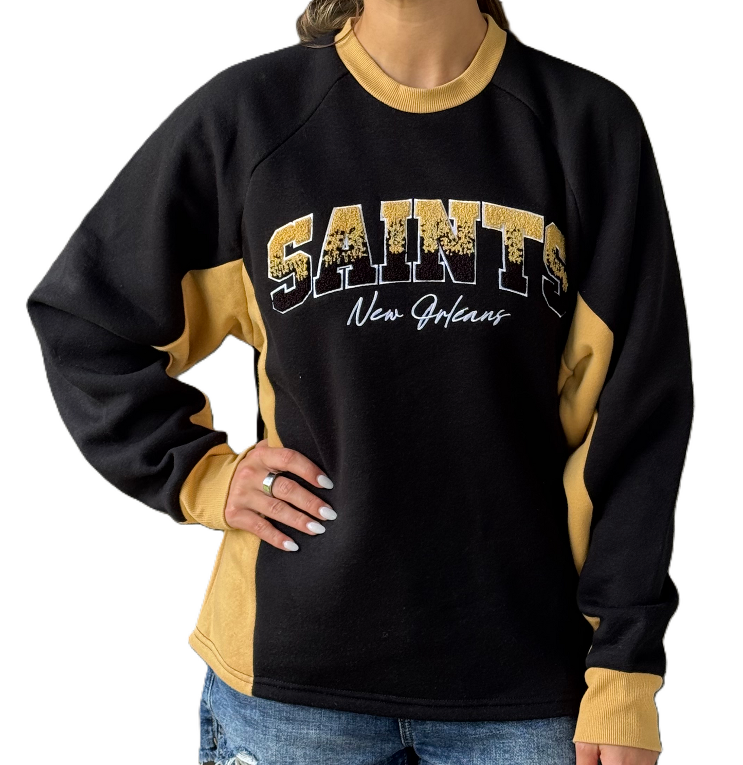 New Orleans Saints Women's Sweat - Fade