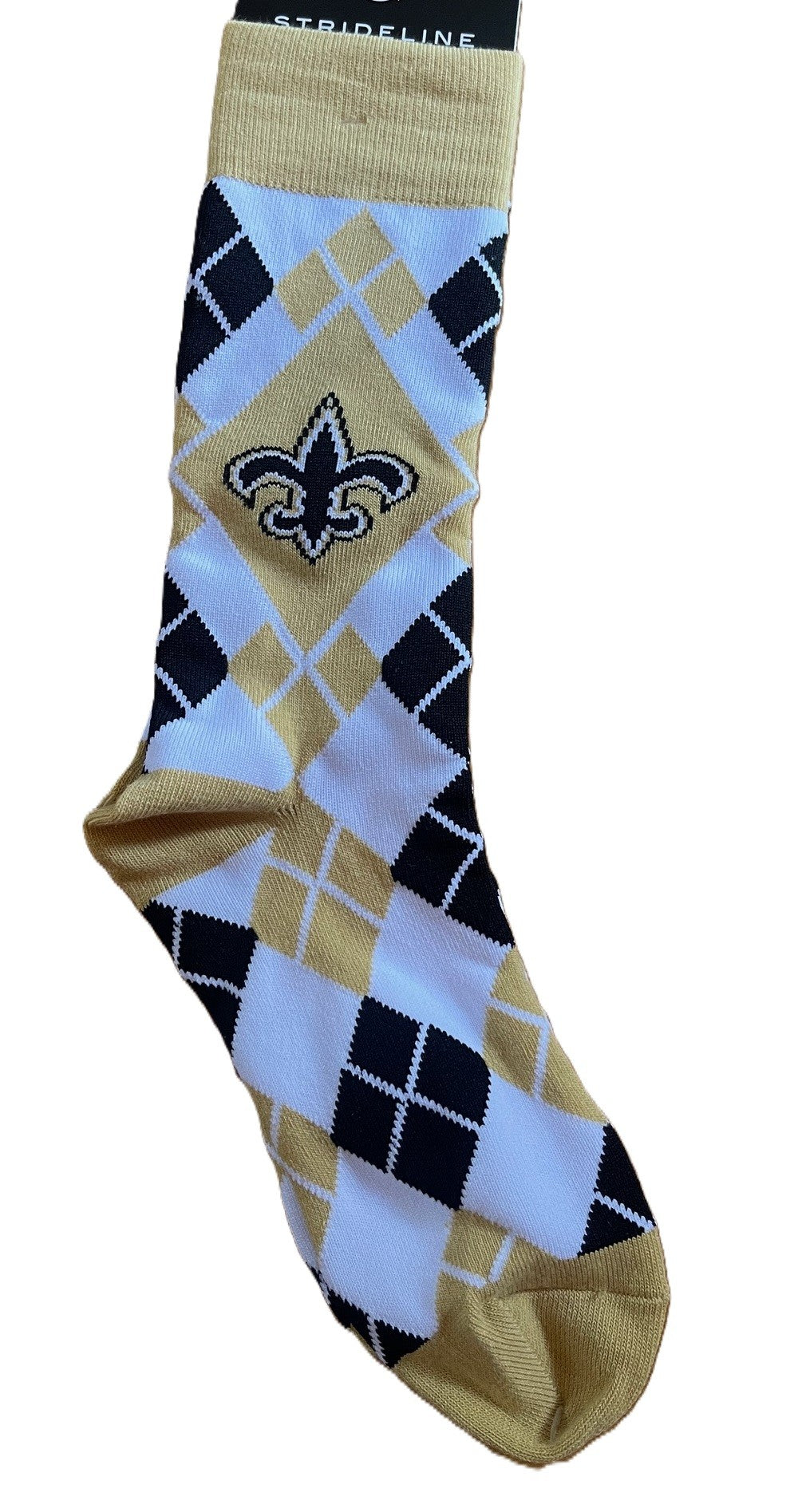 New Orleans Saints Socks - Knit Argyle