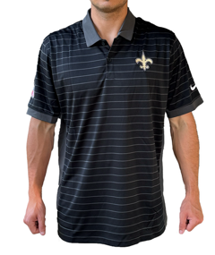 New Orleans Saints Men's Polo - Victory Black