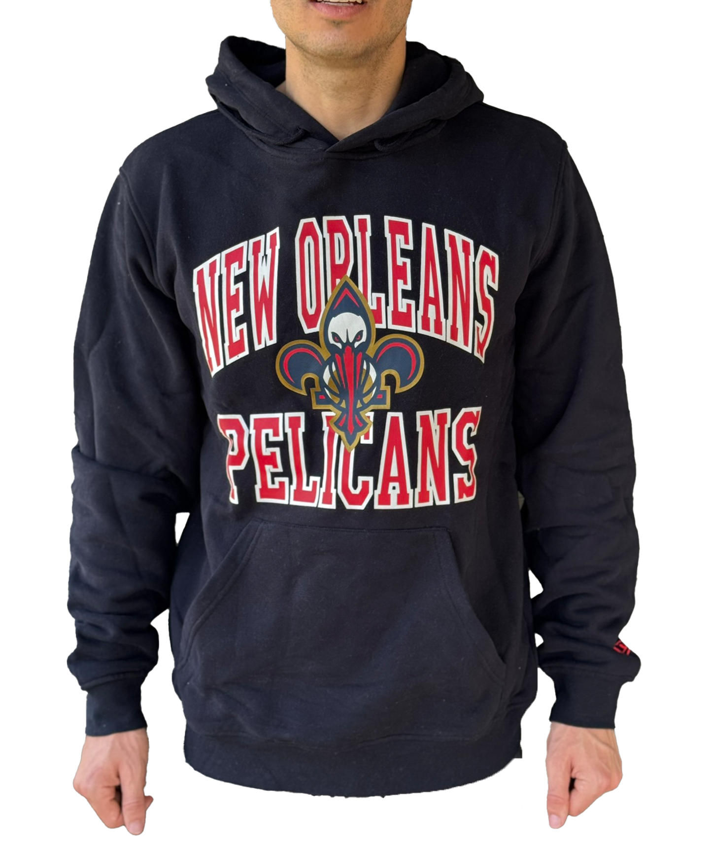 New Orleans Pelican Sweatshirt - Fleur De Lis Pelican Navy