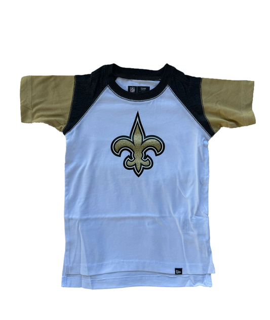 New Orleans Saints Girls Shirt - Sparkle FDL