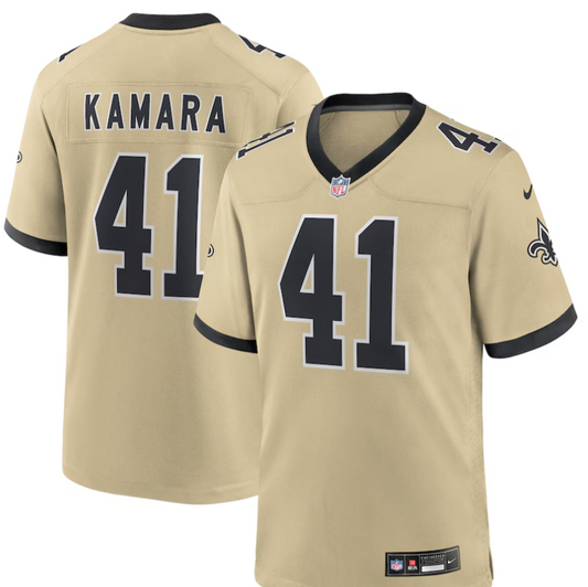 New Orleans Saints Legend Jersey - Gold #41 Kamara