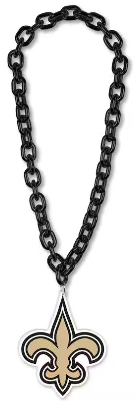 New Orleans Saints Necklace - Big Neck Flat FDL
