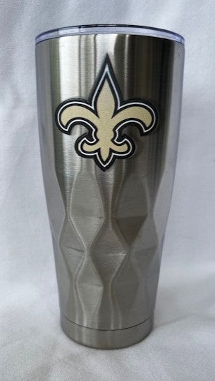 New Orleans Saints Tumbler - Diamond Design
