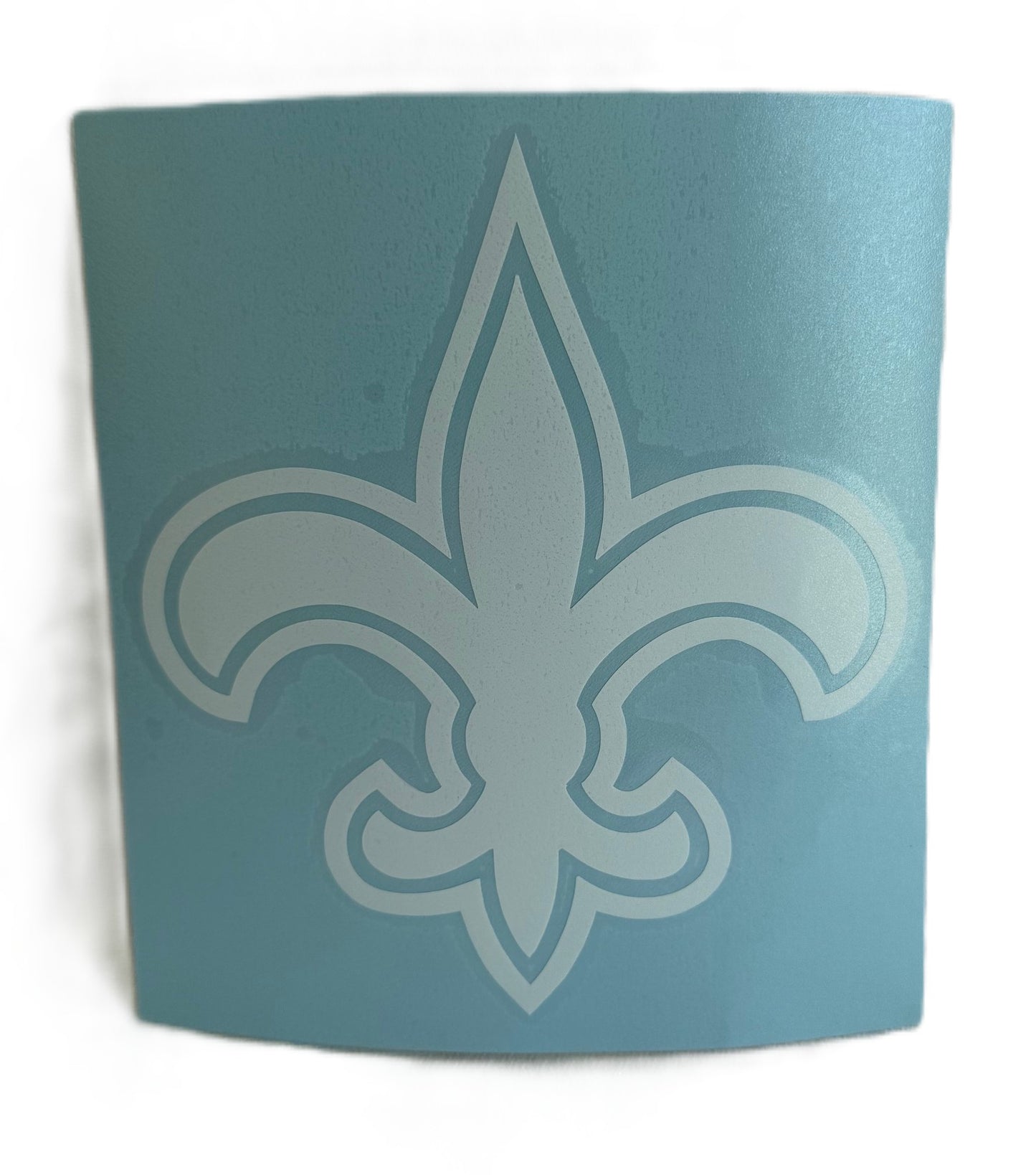 New Orleans Saints Decal - White FDL