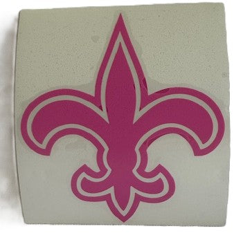 New Orleans Saints Decal - FDL Pink