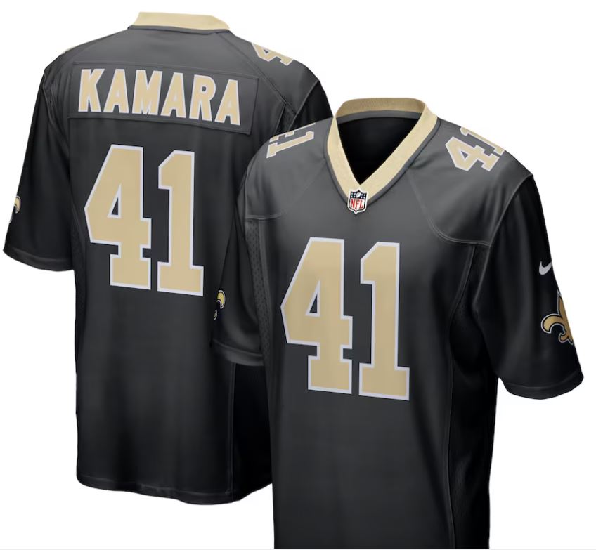 New Orleans Saints Jersey - #41 Kamara Black Game Day