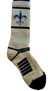 New Orleans Saints Socks - Knit Crew Gold