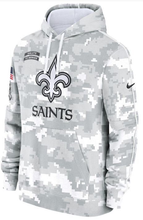 New Orleans Saints Hoody - 2024 Women Military Hoody