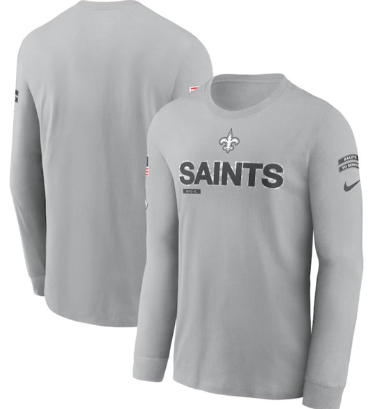 New Orleans Saints Long Sleeve - 2024 Men's Military