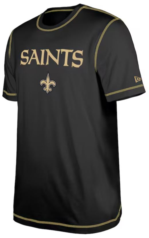 New Orleans Saints Men's Tee - Puff Print