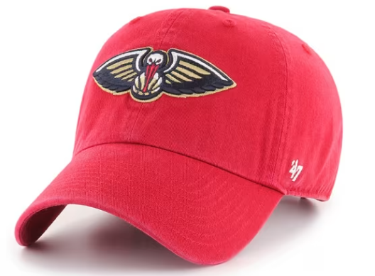 New Orleans Pelican Cap - Adjustable Clean Up Red