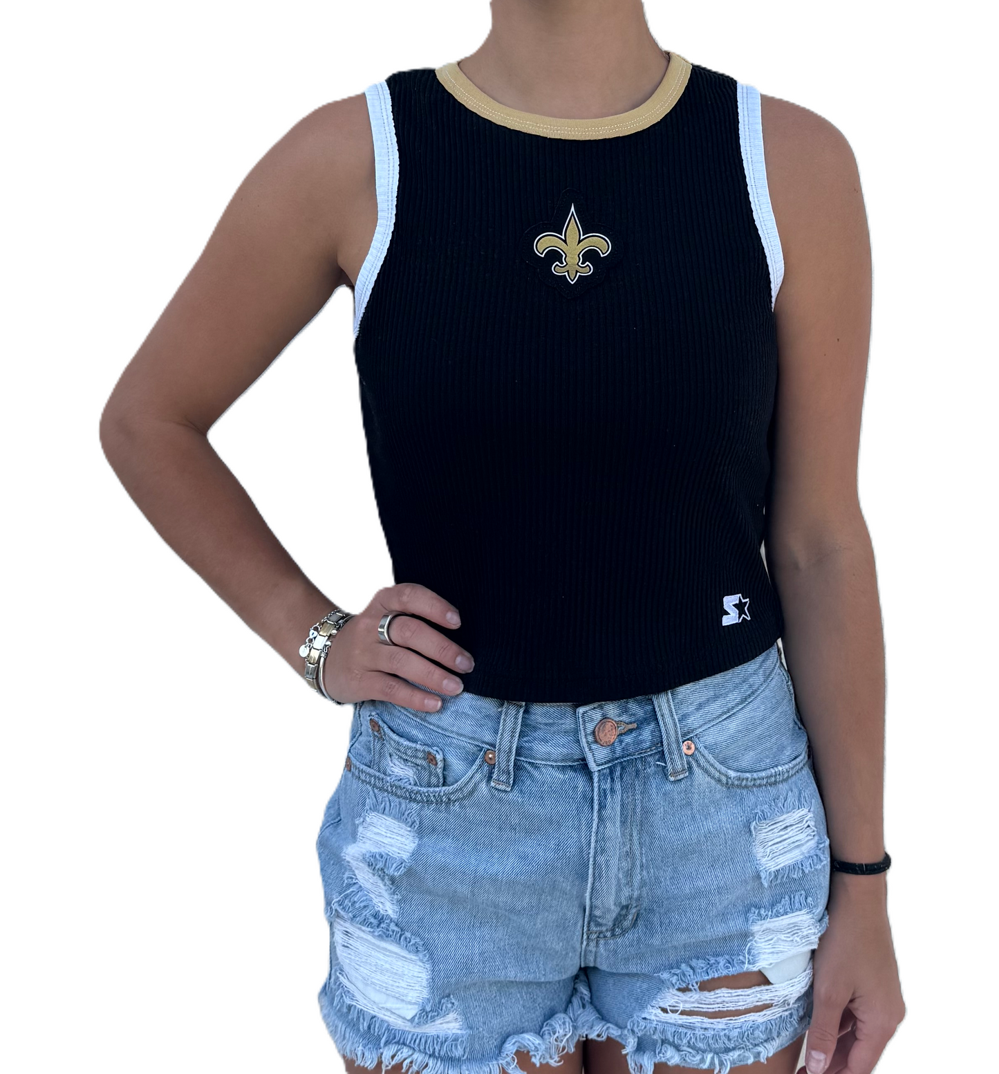 New Orleans Saints Women's Tank - Ribbed