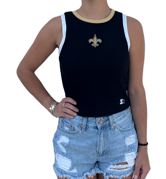 New Orleans Saints Women's Tank - Ribbed