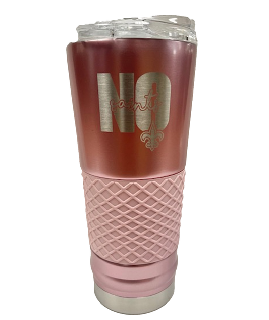 New Orleans Saints Tumbler - 24oz Pink