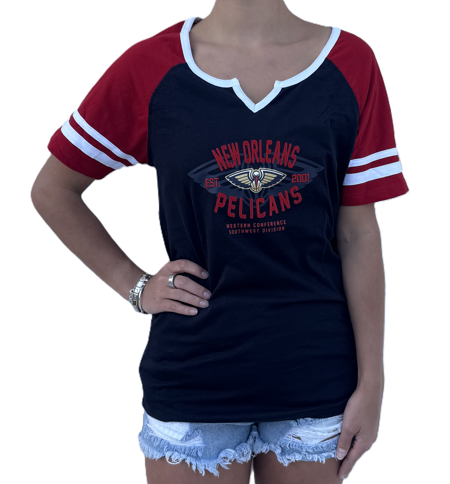 New Orleans Pelicans Women Shirt - Embroidered