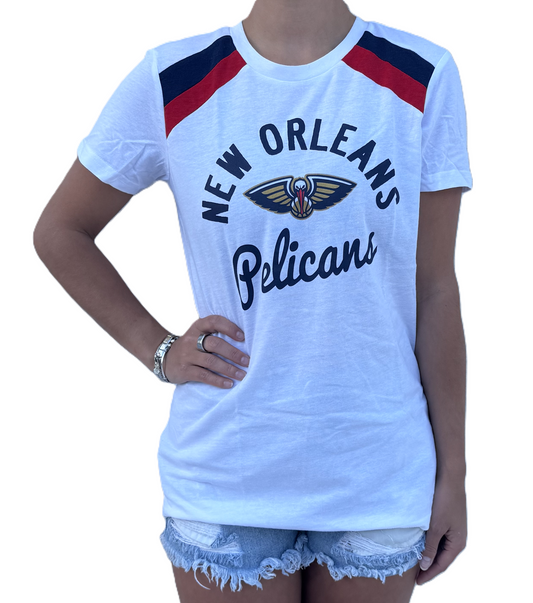 New Orleans Pelicans Women Shirt - Stripe
