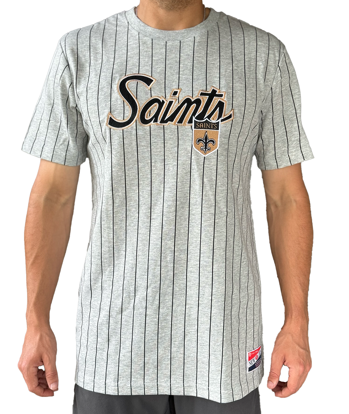 New Orleans Saints Men's Tee - Throwback Striped