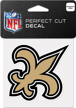 New Orleans Saints Decal - FDL PERFECT CUT 4" X 4"