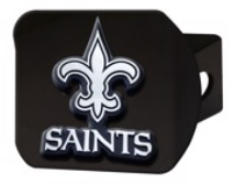 New Orleans Saints Hitch Cover - FDL SAINTS Black