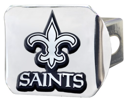 New Orleans Saints Hitch Cover - Chrome SAINTS FDL