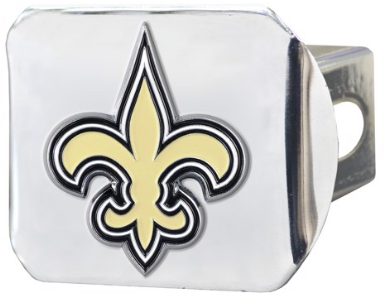 New Orleans Saints Hitch Cover - FDL Chrome