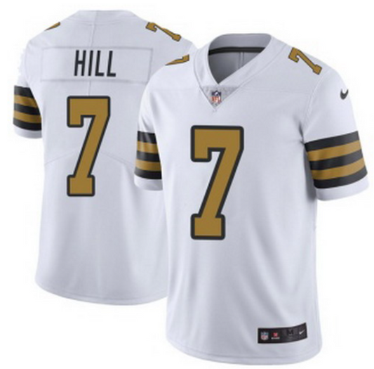 New Orleans Saints Youth Jersey - #7 Hill Color Rush **SALE**