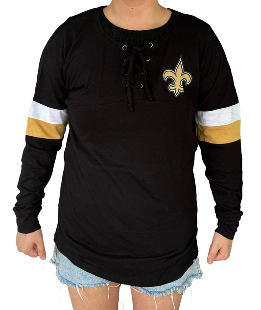 New Orleans Saints Womens Long Sleeve - FDL Hockey