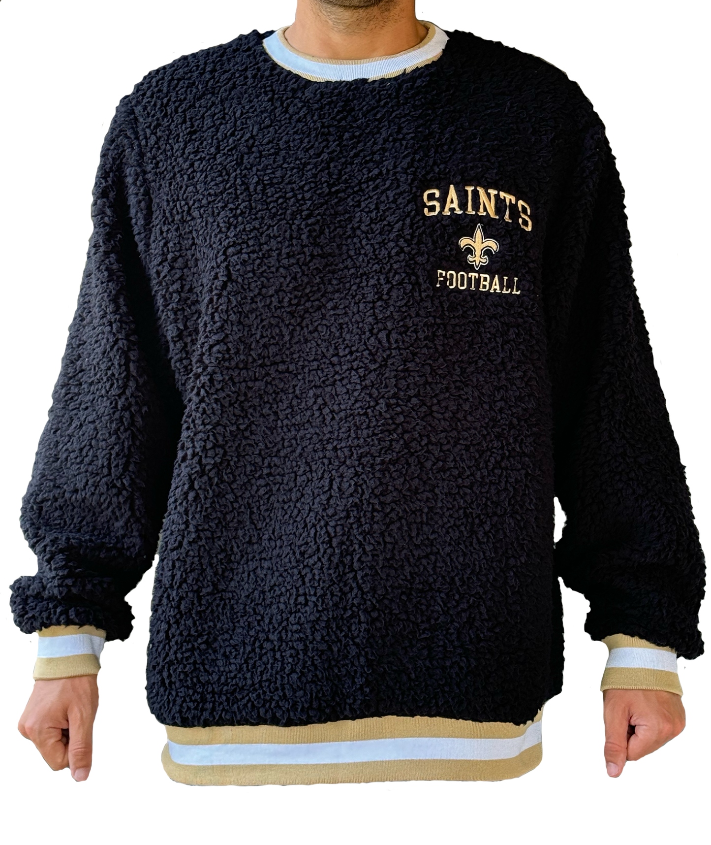 New Orleans Saints Sweat Crew - Sherpa