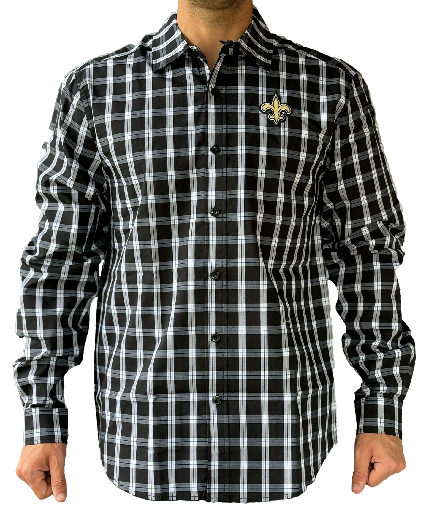 New Orleans Saints Men's Button Long Sleeve - Carry