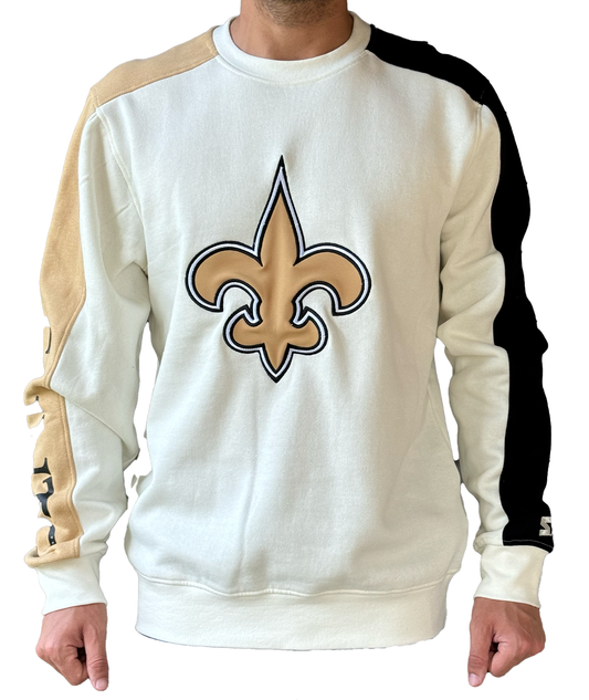 New Orleans Saints Sweat Crew - White Stadium