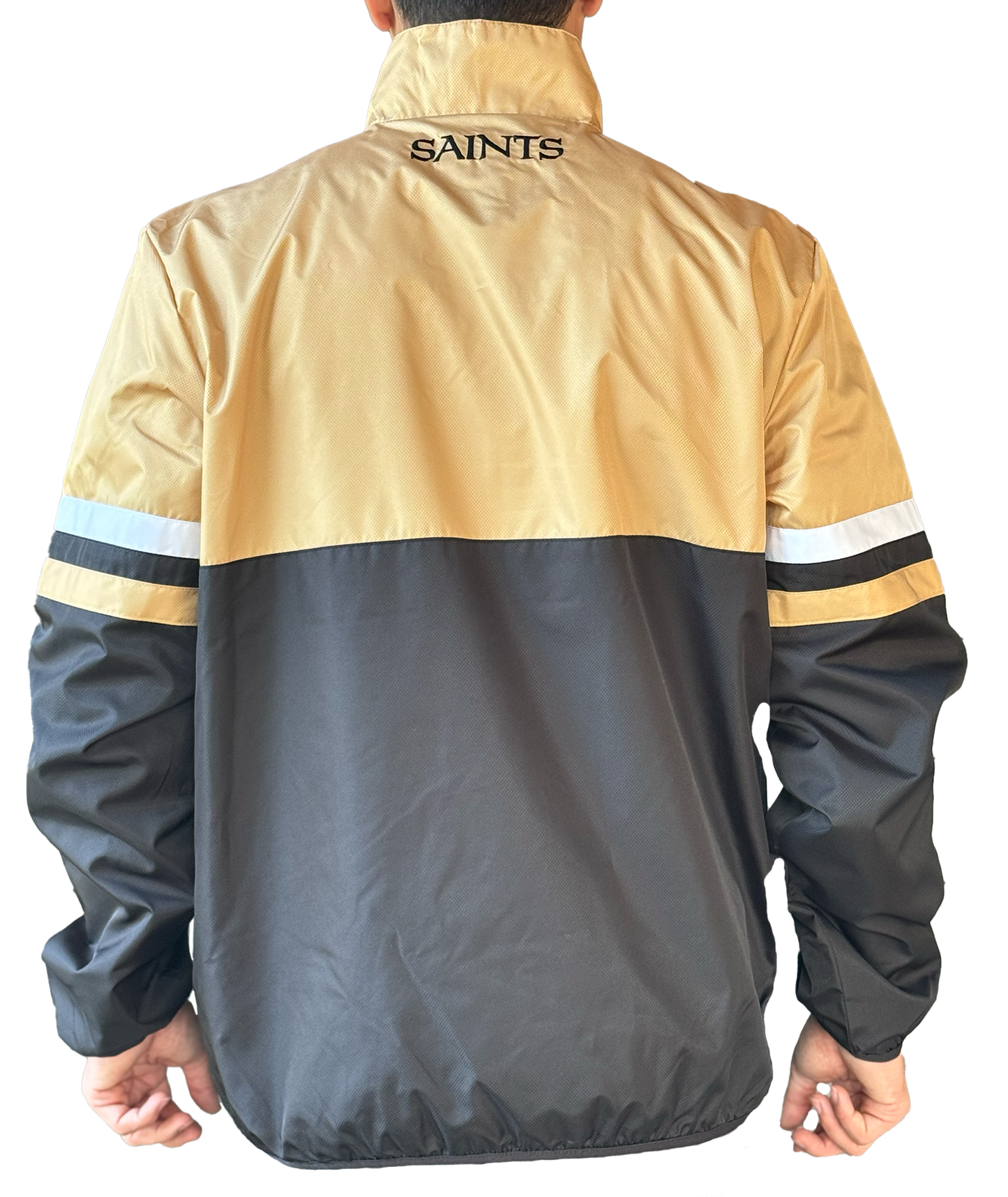 New Orleans Saints Quarter-Zip Jacket - 2-Tone