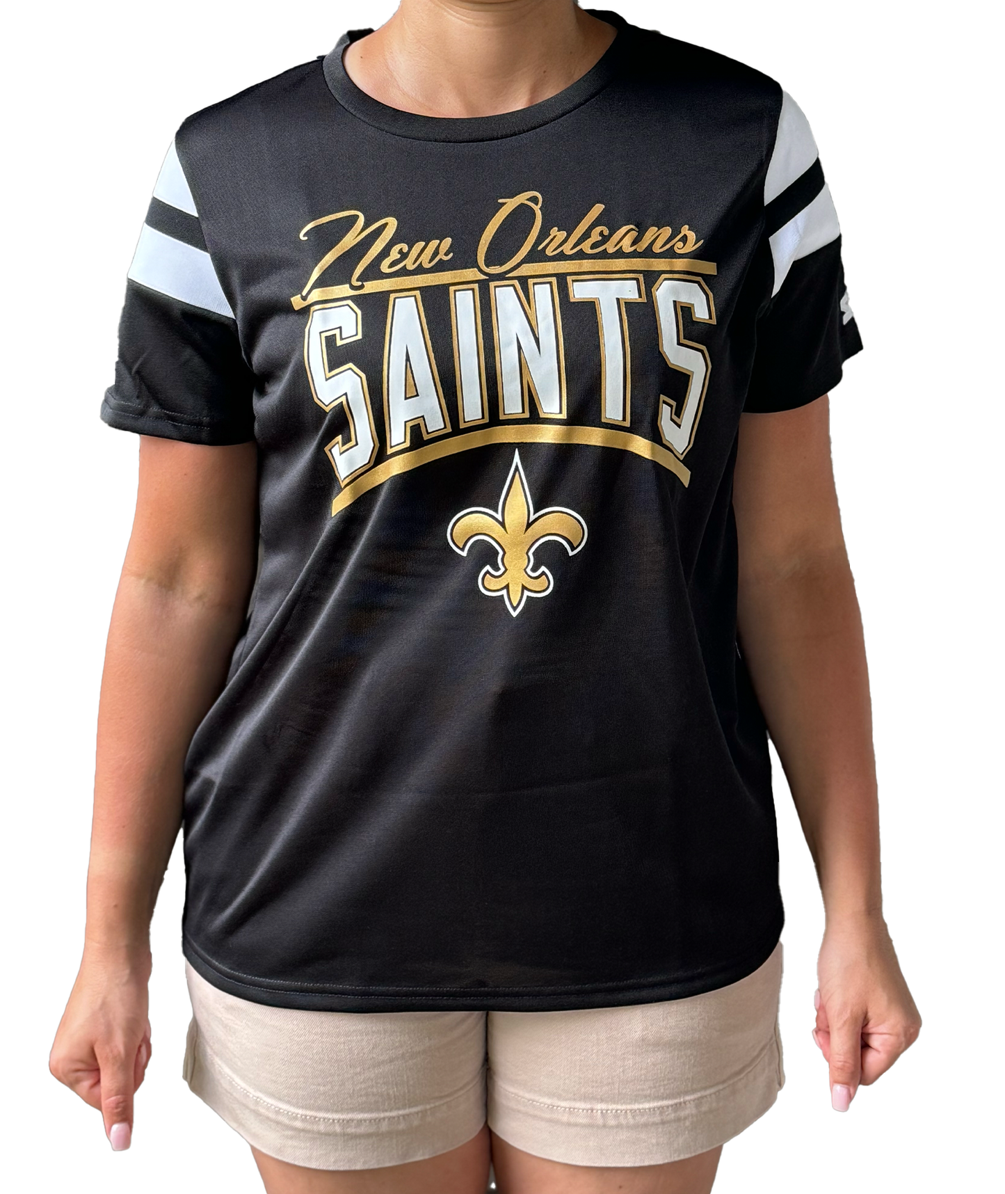 New Orleans Saints Women's Short Sleeve Shirt - Generic Jersey