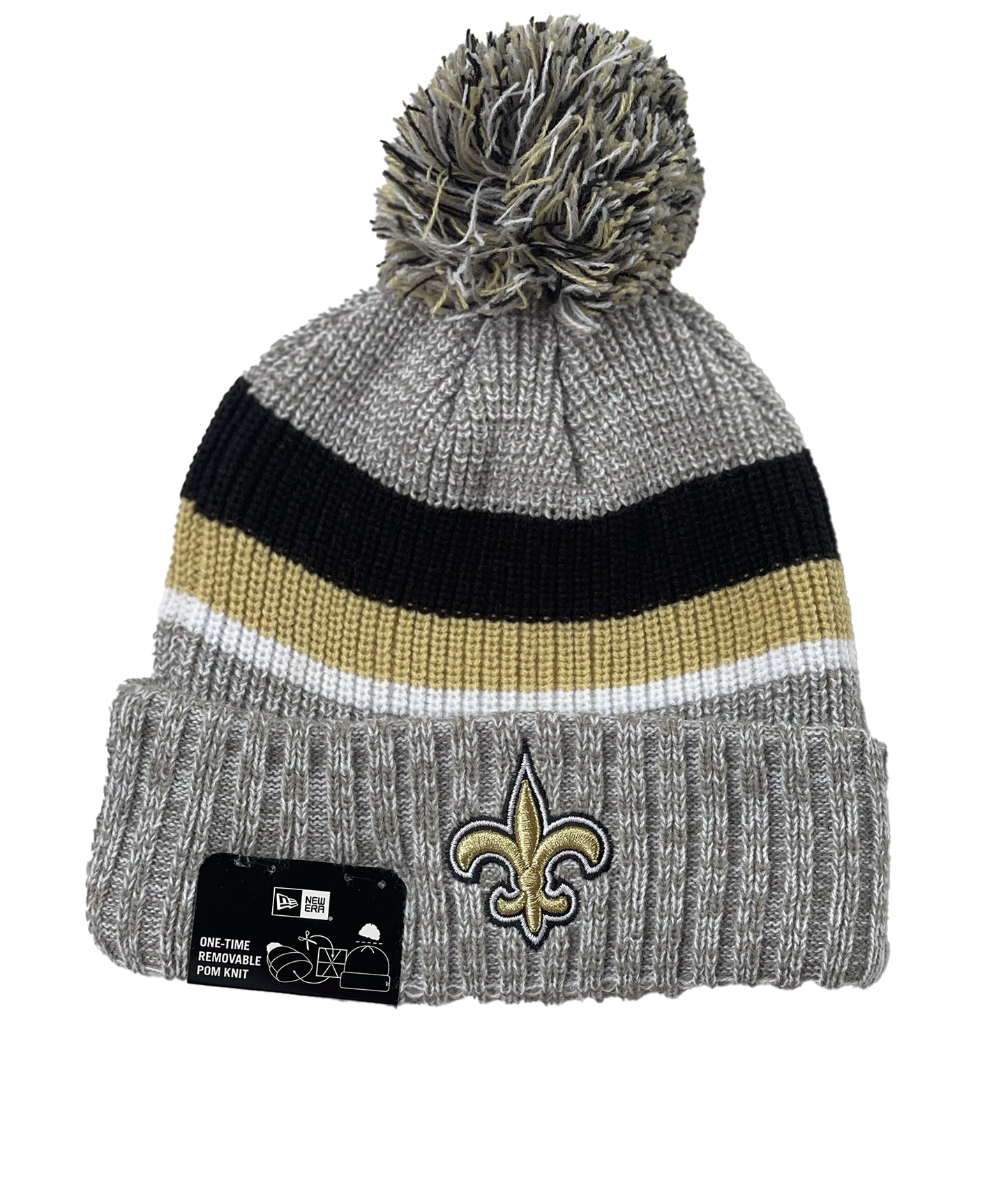 New Orleans Saints Heather Knit Hat