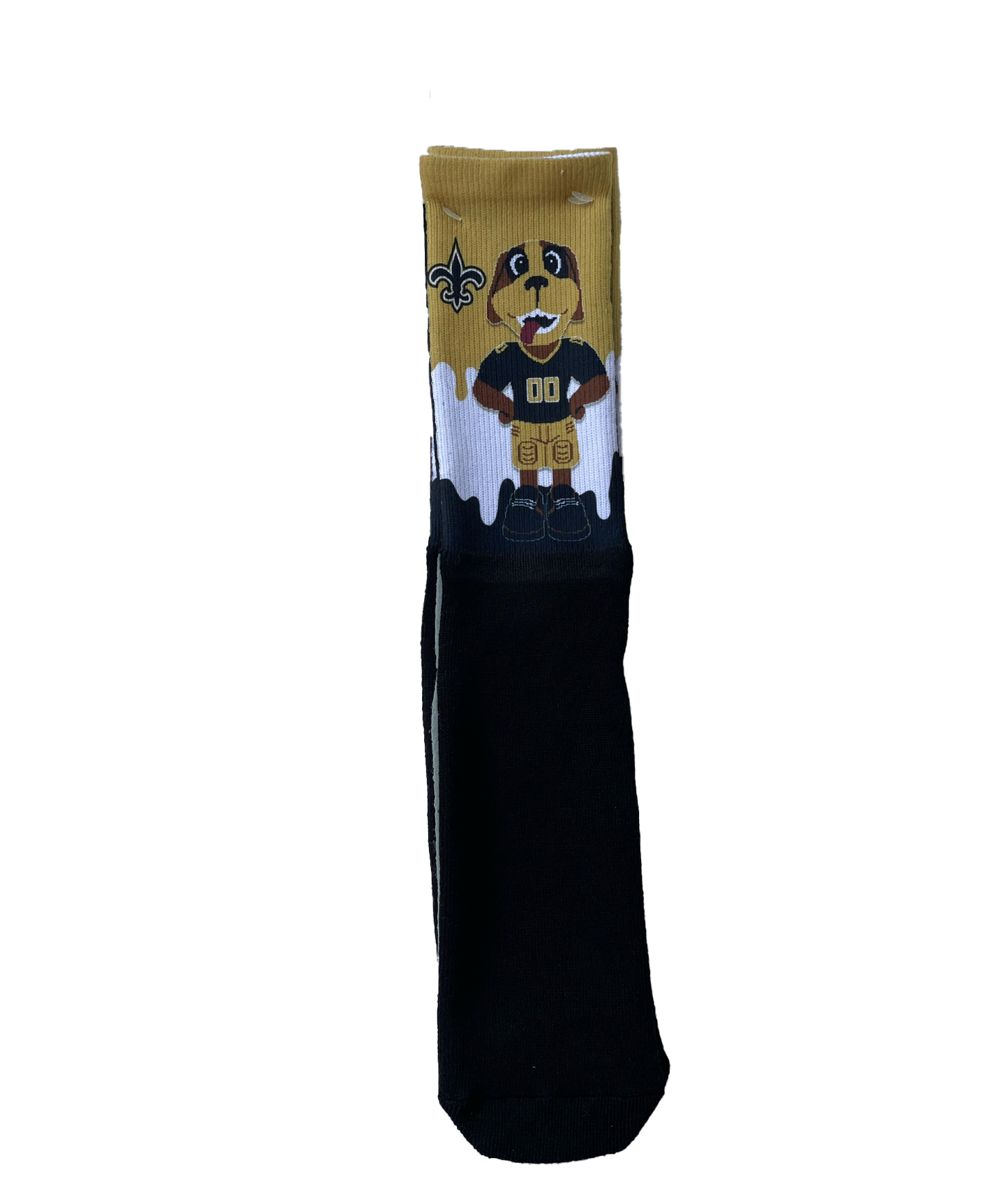 New Orleans Saints Socks - Mascot Drip