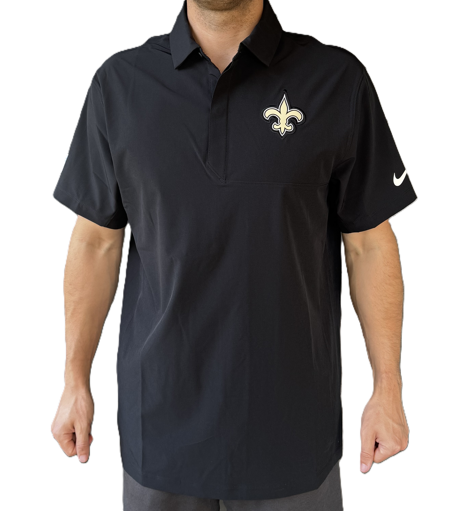 New Orleans Saints Polo - Sideline Black