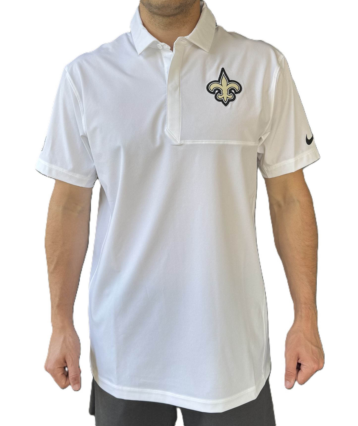 New Orleans Saints Polo - Sideline White