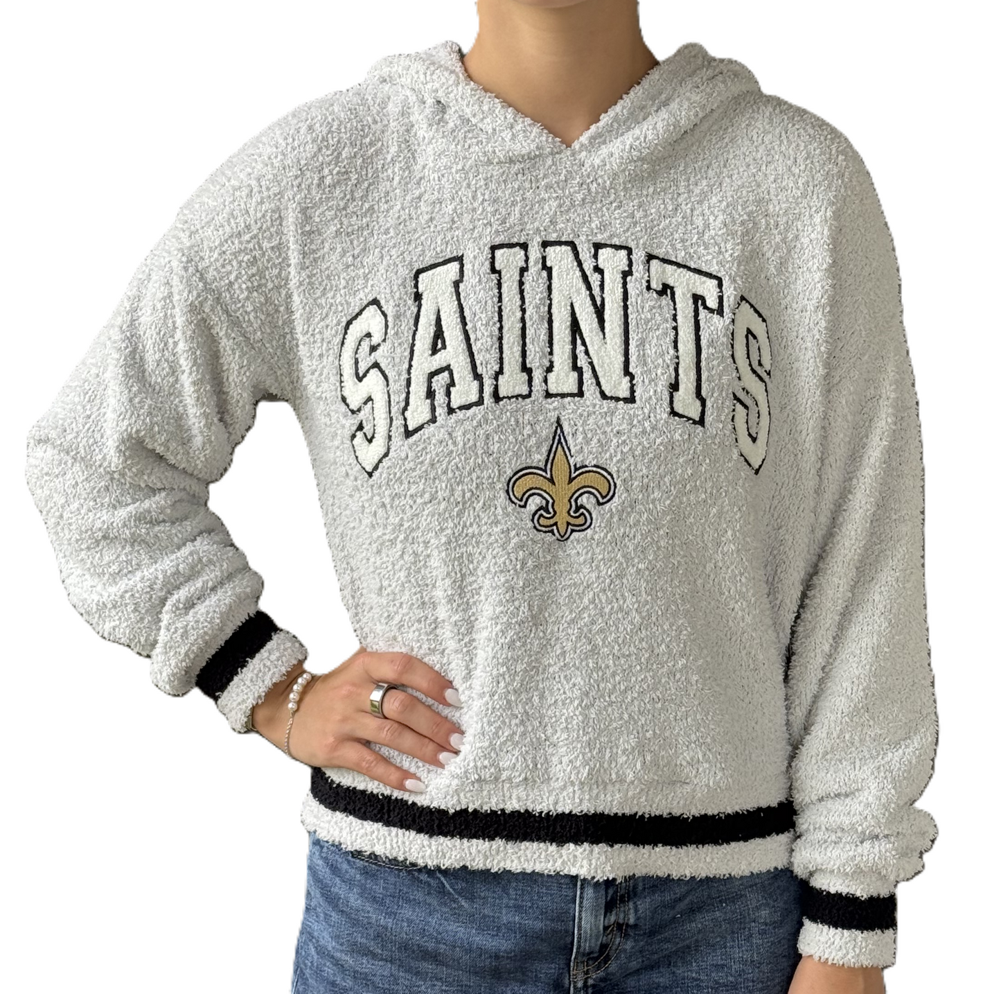 New Orleans Saints Women's Sweat -  Sherpa Hoody